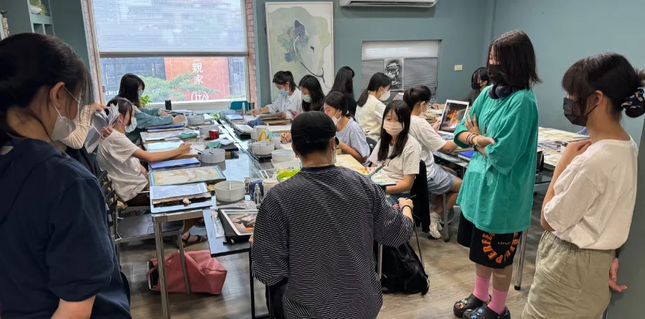 至軒老師台北畫室水彩課畫畫課